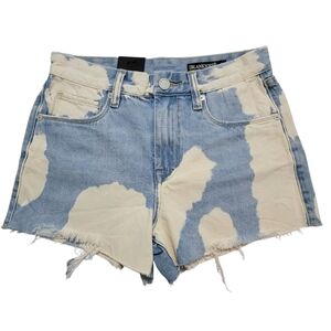 Blank NYC | The Barrow Vintage High Rise Cutoff Jean Shorts Tie Dye Rigid NWT
